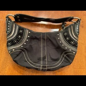 Black coach purse